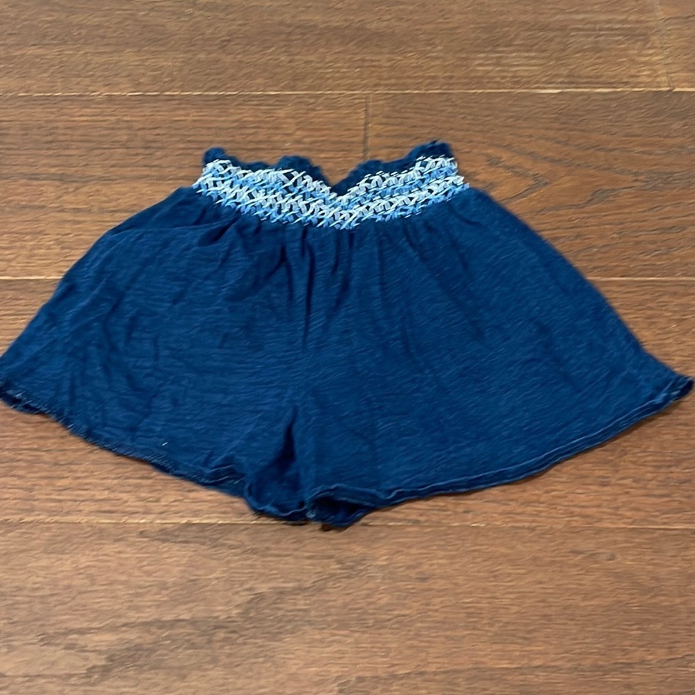 Flapdoodles Navy Girls Shorts Size 6x